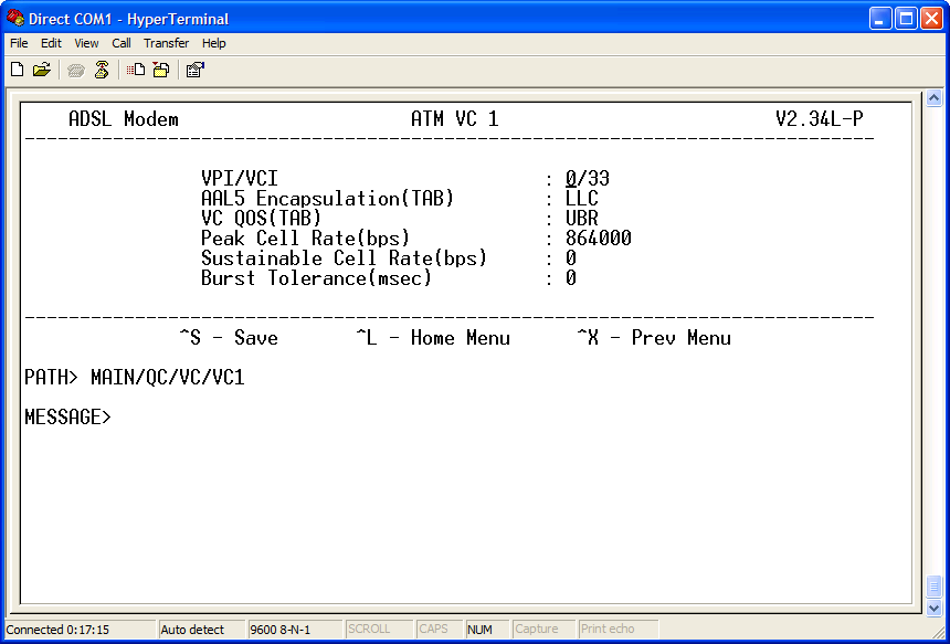 VC1 setttings